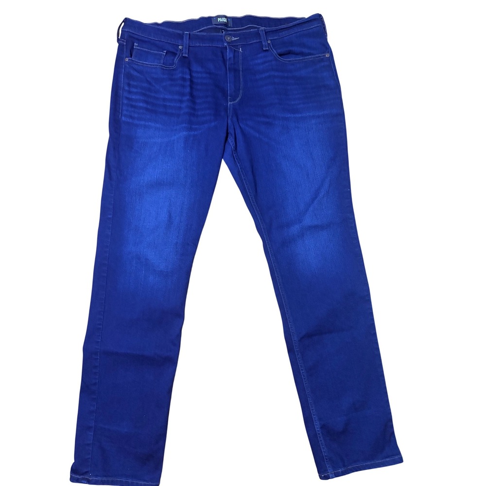 PAIGE‎ Federal Mens Dark Wash Straight Leg Jeans Size 40 Classic Business Casual